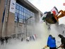 Акция фермеров в Брюсселе Акция фермеров в Брюсселе