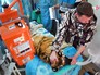 Врачи проводят операцию над тигренком Врачи проводят операцию над тигренком
