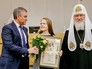 Вячеслав Володин и Патриарх Московский и всея Руси Кирилл во время награждения победителей конкурса детских рисунков "Красота Божьего мира" Вячеслав Володин и Патриарх Московский и всея Руси Кирилл во время награждения победителей конкурса детских рисунков "Красота Божьего мира"