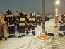 Работа сотрудников МЧС по извлечению скатившегося автомобиля в Москву-реку Работа сотрудников МЧС по извлечению скатившегося автомобиля в Москву-реку
