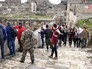 Туристы в Цитадели Алеппо Туристы в Цитадели Алеппо
