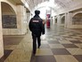 Полиция на станции метро "Охотный ряд" Полиция на станции метро "Охотный ряд"