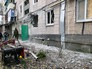 Жилой дом, пострадавший в результате обстрела украинскими силовиками, в Макеевке Жилой дом, пострадавший в результате обстрела украинскими силовиками, в Макеевке