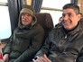 Жители Сирии в поезде Жители Сирии в поезде