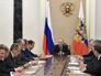 Владимир Путин провел совещание с постоянными членами Совета Безопасности Владимир Путин провел совещание с постоянными членами Совета Безопасности