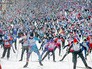 Участники всероссийской массовой гонки "Лыжня России" Участники всероссийской массовой гонки "Лыжня России"