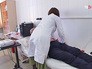 Пациент на приеме у врача в поликлинике Пациент на приеме у врача в поликлинике