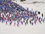 Участники всероссийской массовой гонки "Лыжня России" Участники всероссийской массовой гонки "Лыжня России"