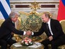 Президент России Владимир Путин и президент Уругвая Табаре Васкес Президент России Владимир Путин и президент Уругвая Табаре Васкес