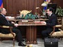 Владимир Путин и ректор Российской академии народного хозяйства и государственной службы Владимир Мау Владимир Путин и ректор Российской академии народного хозяйства и государственной службы Владимир Мау