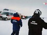 Спасательная операция МЧС на берегу Спасательная операция МЧС на берегу