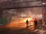 Пожарные на месте возгорания Пожарные на месте возгорания