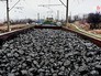 Товарный поезд с углем Товарный поезд с углем