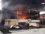 Последствия пожара в ангаре Последствия пожара в ангаре