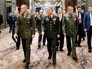 Начальник российского Генштаба Валерий Герасимов, начальник генштаба вооруженных сил Турции Хулуси Аккар и председатель комитета начальников штабов ВС США армейский генерал Джозеф Данфорд Начальник российского Генштаба Валерий Герасимов, начальник генштаба вооруженных сил Турции Хулуси Аккар и председатель комитета начальников штабов ВС США армейский генерал Джозеф Данфорд