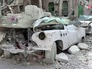 Разбитый ретро-автомобиль в Сирии Разбитый ретро-автомобиль в Сирии