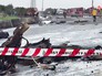 Место крушения вертолета с россиянами в Стамбуле Место крушения вертолета с россиянами в Стамбуле
