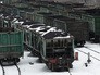 Вагоны с углем на железнодорожном вокзале Донецка Вагоны с углем на железнодорожном вокзале Донецка
