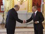 Президент России Владимир Путин на церемонии вручения верительных грамот послами иностранных государств Президент России Владимир Путин на церемонии вручения верительных грамот послами иностранных государств