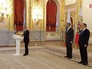 Президент России Владимир Путин на церемонии вручения верительных грамот послами иностранных государств Президент России Владимир Путин на церемонии вручения верительных грамот послами иностранных государств