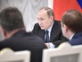 Президент России Владимир Путин на заседании Президент России Владимир Путин на заседании