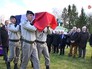 Траурная церемония на кладбище во Франции Траурная церемония на кладбище во Франции