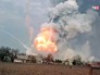 Взрыв на складе боеприпасов на Украине Взрыв на складе боеприпасов на Украине
