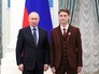 Президент России Владимир Путин и актёр Антон Шагин Президент России Владимир Путин и актёр Антон Шагин