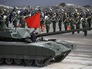 Танк Т-14 "Армата" механизированной колонны Московского гарнизона во время тренировки к военному параду на Красной площади 9 мая 2017 года Танк Т-14 "Армата" механизированной колонны Московского гарнизона во время тренировки к военному параду на Красной площади 9 мая 2017 года