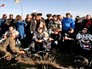 Космонавты Сергей Рыжиков, Андрей Борисенко и Шейн Кимброу после приземления Космонавты Сергей Рыжиков, Андрей Борисенко и Шейн Кимброу после приземления