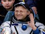 Космонавт Андрей Борисенко после приземления Космонавт Андрей Борисенко после приземления