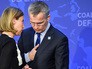 Йенс Столтенберг и Федерика Могерини Йенс Столтенберг и Федерика Могерини