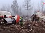 На месте крушения польского правительственного самолета Ту-154 под Смоленском На месте крушения польского правительственного самолета Ту-154 под Смоленском