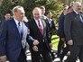Нурсултан Назарбаев, Владимир Путин и Александр Лукашенко Нурсултан Назарбаев, Владимир Путин и Александр Лукашенко