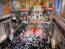 Пасхальное богослужение в храме Христа Спасителя Пасхальное богослужение в храме Христа Спасителя