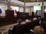 Председатель правительства России Дмитрий Медведев выступает на расширенном заседании коллегии министерства финансов Председатель правительства России Дмитрий Медведев выступает на расширенном заседании коллегии министерства финансов