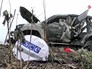 Последствия обстрела автомобиля наблюдателей ОБСЕ в Донбассе Последствия обстрела автомобиля наблюдателей ОБСЕ в Донбассе