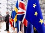 Флаги Великобритании и Евросоюза Флаги Великобритании и Евросоюза