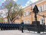 Почетный караул на церемонии открытия у Никольской башни Кремля креста в память о князе, генерал-губернаторе Москвы в 1891 - 1905 годах Сергее Александровиче Почетный караул на церемонии открытия у Никольской башни Кремля креста в память о князе, генерал-губернаторе Москвы в 1891 - 1905 годах Сергее Александровиче