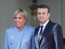 Президент Франции Эмманюэль Макрон с супругой Бриджит Макрон Президент Франции Эмманюэль Макрон с супругой Бриджит Макрон