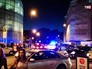 Полиция у стадиона в Манчестере Полиция у стадиона в Манчестере