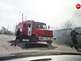 Пожарные на месте возгорания Пожарные на месте возгорания