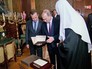 Владимир Путин, Дмитрий Медведев и Патриарх Кирилл Владимир Путин, Дмитрий Медведев и Патриарх Кирилл