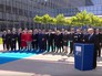 Дональд Трамп выступает на саммите НАТО Дональд Трамп выступает на саммите НАТО