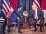 Дональд Трамп и Синдзо Абэ Дональд Трамп и Синдзо Абэ