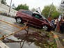 Автомобиль, пострадавший в результате урагана в Москве Автомобиль, пострадавший в результате урагана в Москве