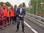Сергей Собянин на открытии нового путепровода в Переделкине Сергей Собянин на открытии нового путепровода в Переделкине