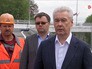 Сергей Собянин на открытии нового путепровода в Переделкине Сергей Собянин на открытии нового путепровода в Переделкине