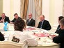 Президент России Владимир Путин во время встречи с представителями ведущих мультипликационных студий Президент России Владимир Путин во время встречи с представителями ведущих мультипликационных студий