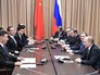 Владимир Путин на встрече с главой КНР Си Цзиньпином Владимир Путин на встрече с главой КНР Си Цзиньпином